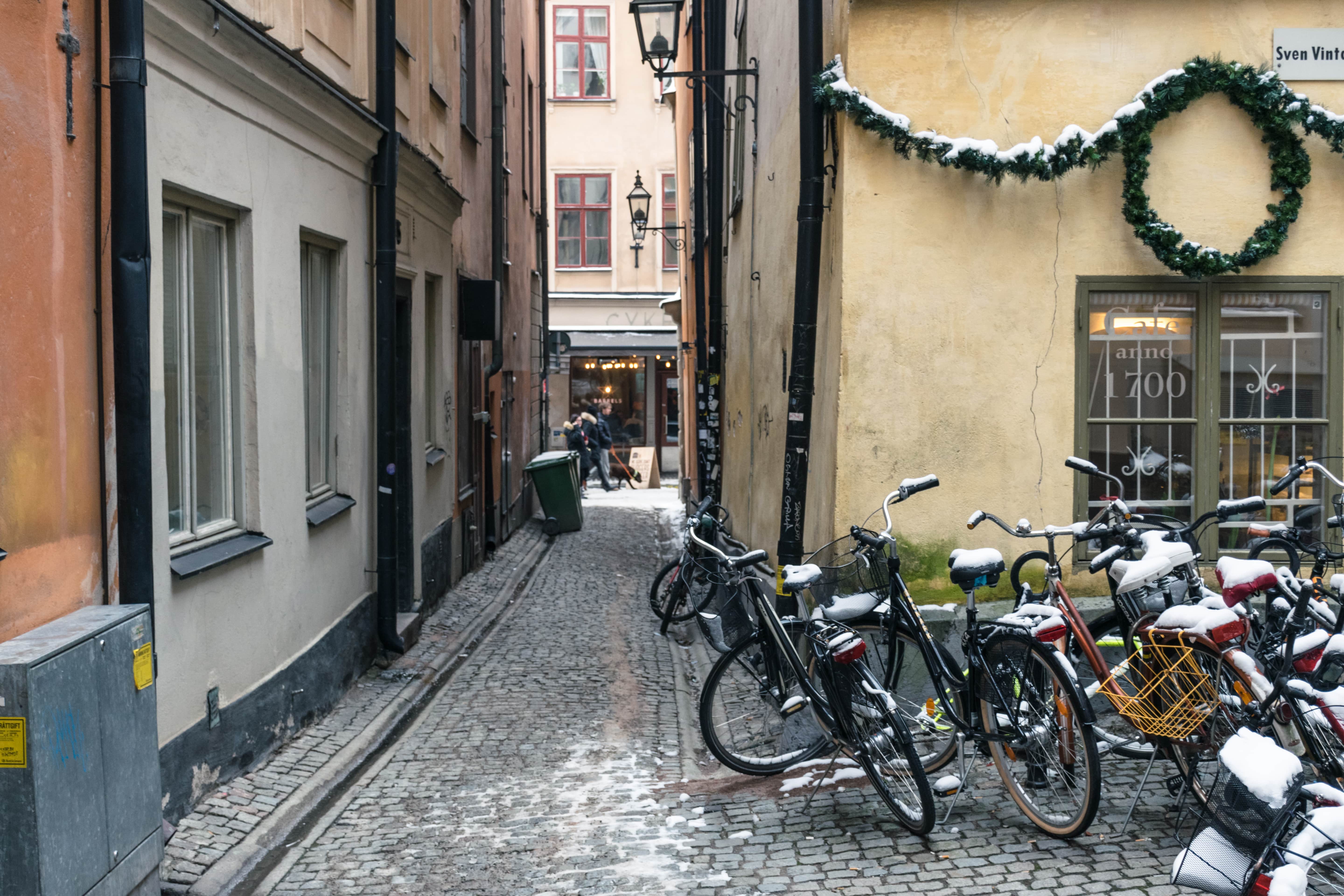 Cykelparkering, Gamla Stan, Stockholm